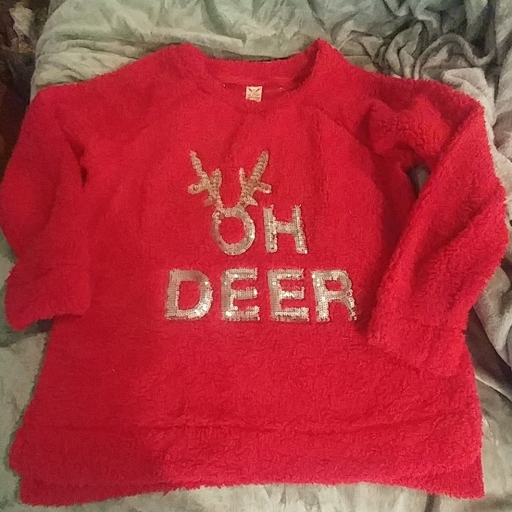 Oh Deer Christmas sweater